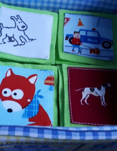 Jeu Memory tissu