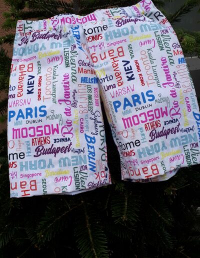 Short villes couleur