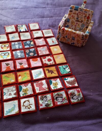 Jeu Memory tissu