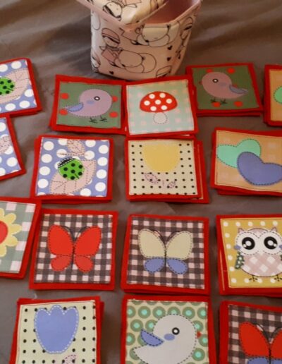 Jeu Memory tissu